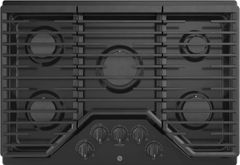 GE® 30" Black Built-In Gas Cooktop-JGP5030DLBB