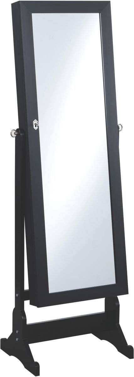 Coaster® Black Jewelry Cheval Mirror