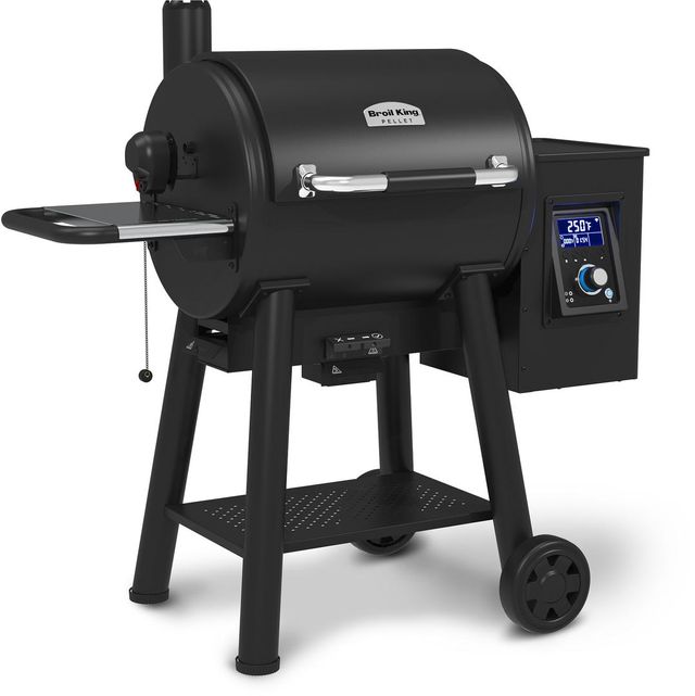 Broil King® Regal™ Pellet 400 Pro Black Free Standing Smoker and Grill-2