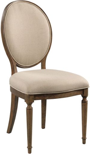 Kincaid® Ansley Cecil Cinnamon Oval Back Upholstered Side Chair