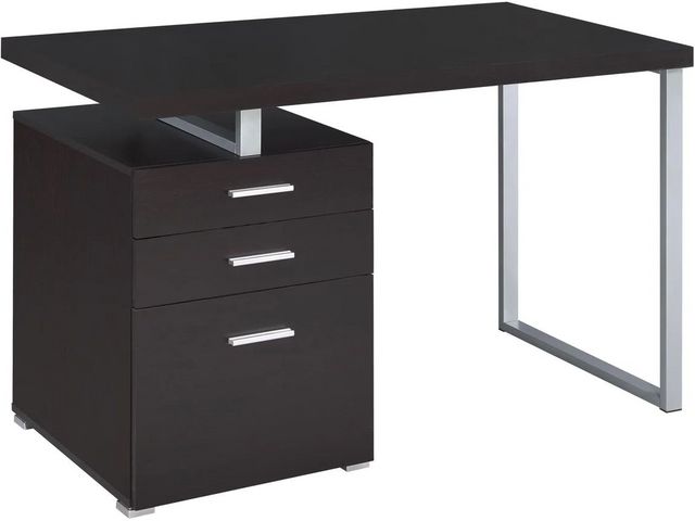 Coaster® Brennan Cappuccino 3-Drawer Office Desk-1
