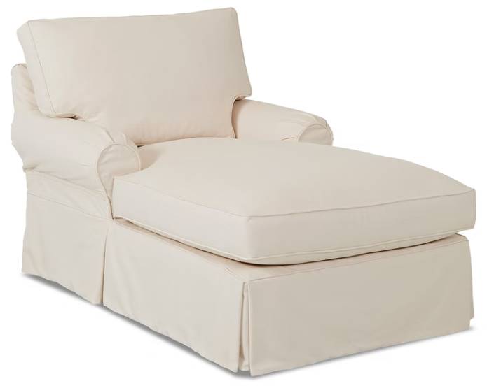 Klaussner® Carolina Beige Chaise Lounge