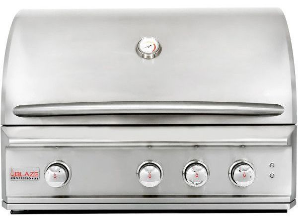 Blaze® Grills Professional 34" Stainless Steel 3 Burner Built In Gas Grill-0