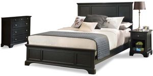homestyles® Bedford 3-Piece Black Queen Bed Set