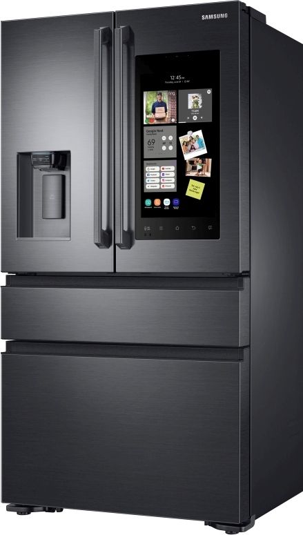 Samsung 22 Cu. Ft. Counter Depth French Door Refrigerator-Fingerprint Resistant Black Stainless Steel 7