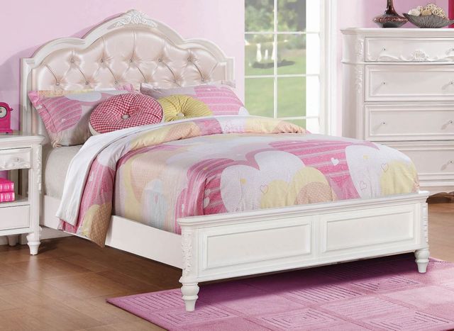 Coaster® Caroline Pink Youth Twin Bed 1