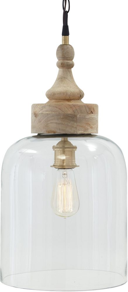 Lampe à suspension en verre Faiz, transparent, de Signature Design by Ashley® 0