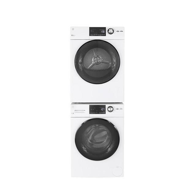 GE® 4.1 Cu. Ft. White Electric Front Load Dryer 2
