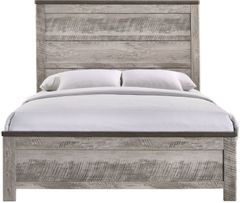 Elements International Millers Cover Gray Full Panel Bed