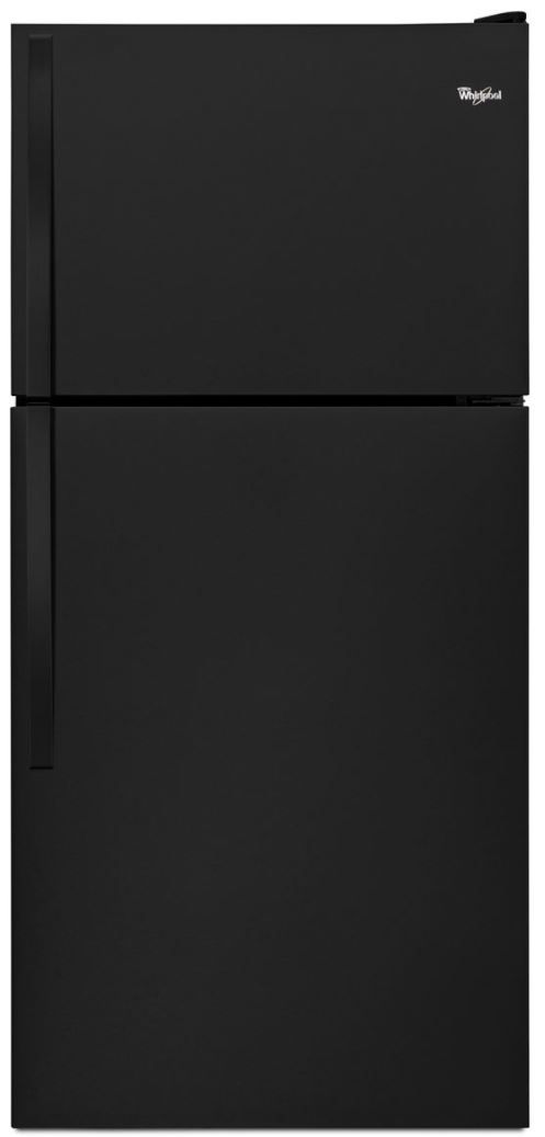 Whirlpool® 30 in. 18.3 Cu. Ft. Black Top Freezer Refrigerator-0