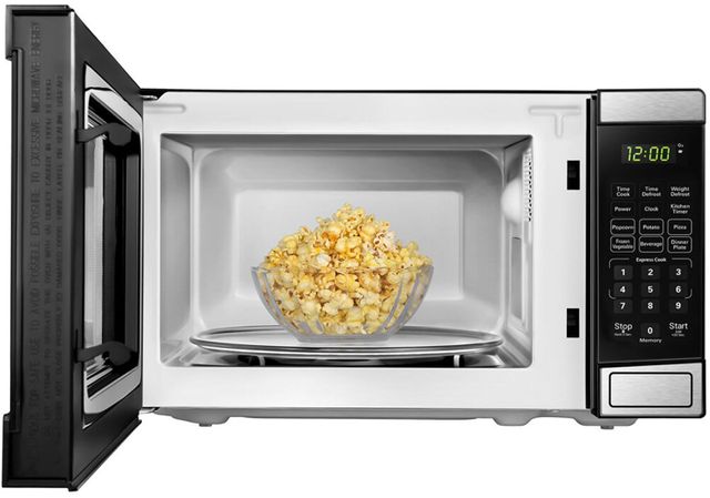 Danby® 0.7 Cu. Ft. Black with Stainless Steel Countertop Microwave 6
