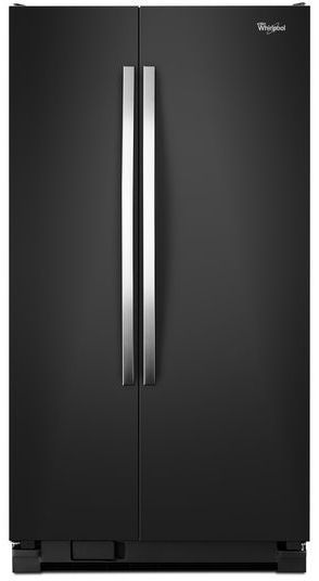 Whirlpool® 25 Cu. Ft. Side-by-Side Refrigerator-Black Ice