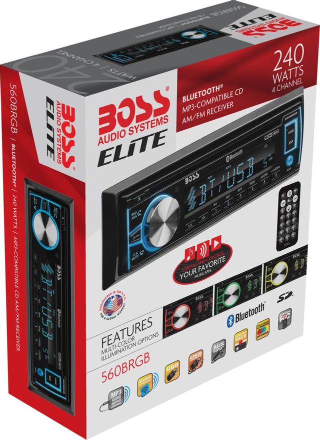 BOSS® Audio Systems 560BRGB CD Receiver 7
