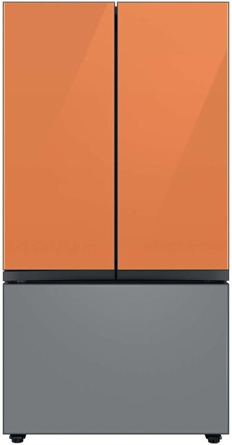 Samsung Bespoke 18" Clementine Glass French Door Refrigerator Top Panel 9