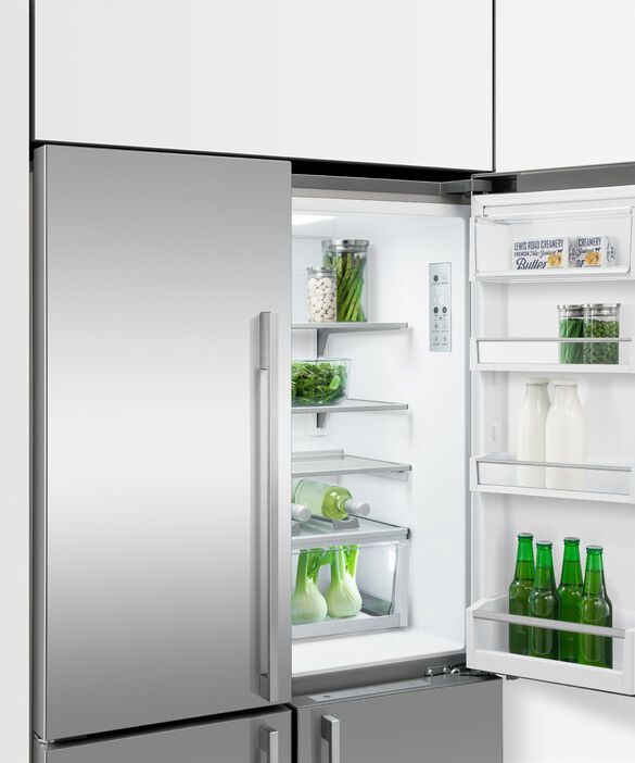 Series 7 19.0 Cu. Ft. Stainless Steel Freestanding Quad Door Refrigerator 3
