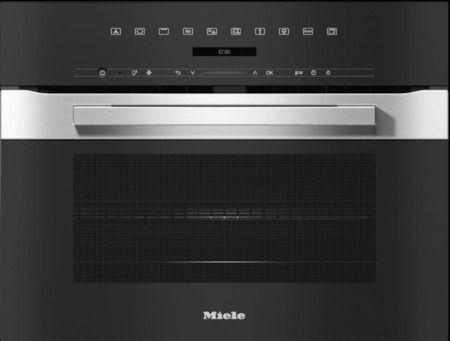 Miele 24" Clean Touch Steel Electric Speed Oven 