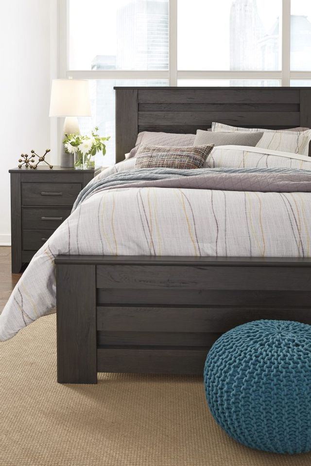 Signature Design by Ashley® Brinxton Charcoal King Panel Footboard 2