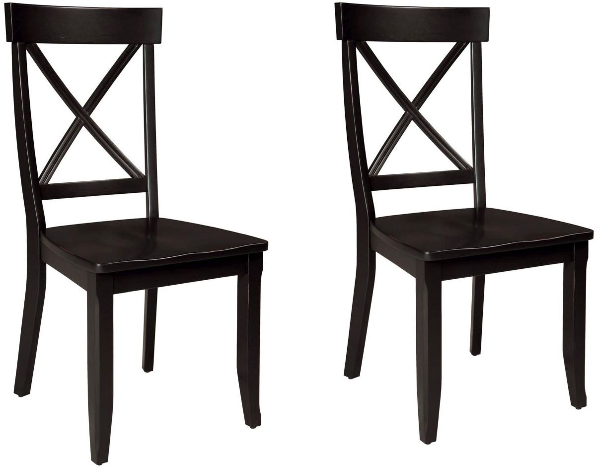 homestyles® Blair Set of 2 Black Chairs