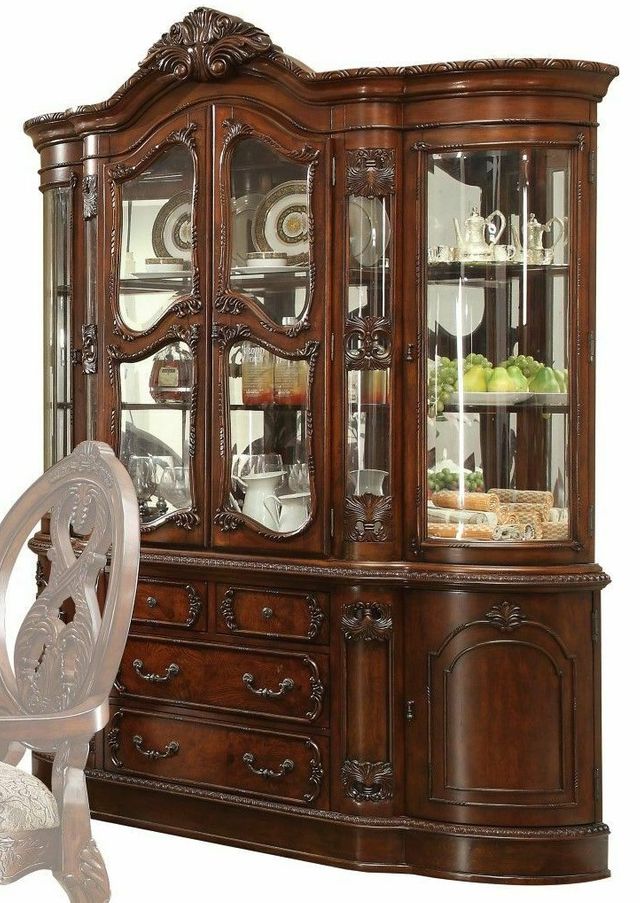 ACME Furniture Rovledo Cherry Hutch and Buffet