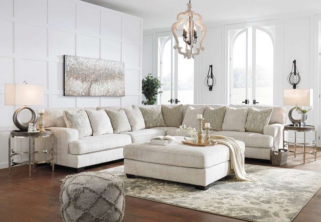 Signature Design by Ashley® Rawcliffe 3-Piece Parchment Sectional 6