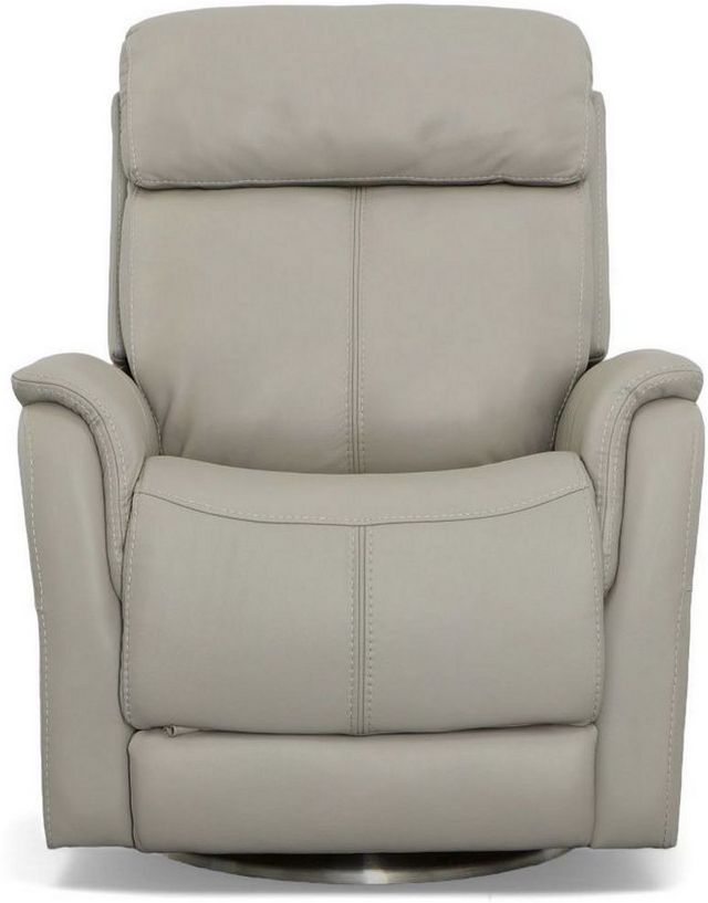 Flexsteel® View Swivel Power Recliner with Power Headrest and Lumbar ...