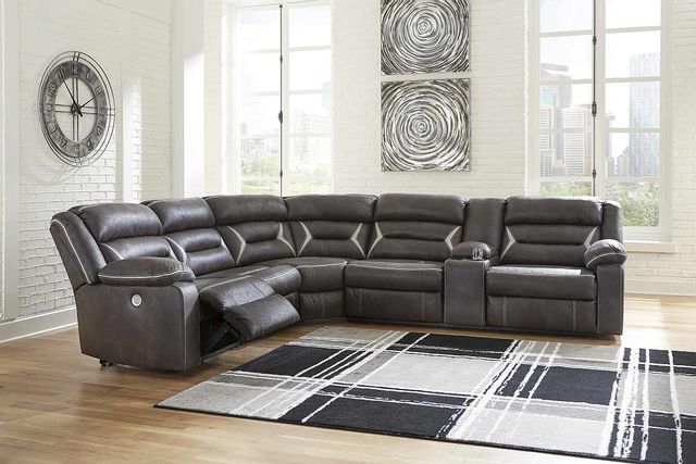 Signature Design by Ashley® Kincord 2-Piece Midnight Sectional Set ...