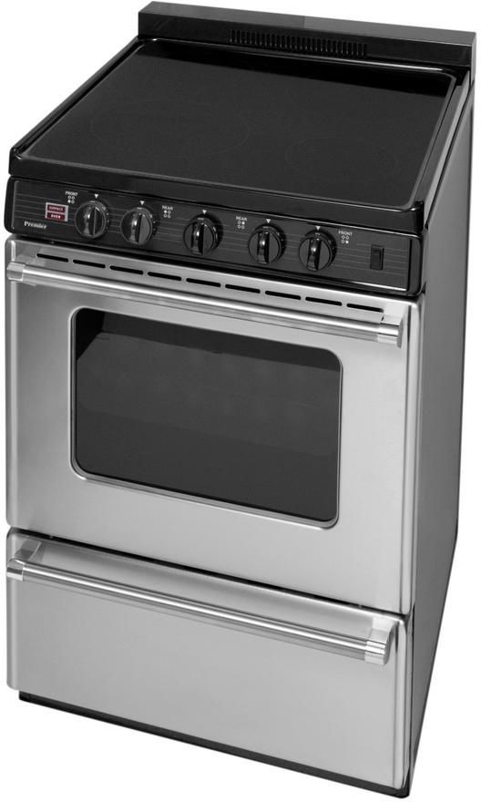 Premier 24" Stainless Free Standing Electric Range-2