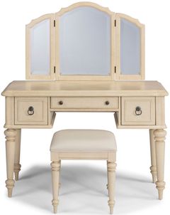 homestyles® Provence Antiqued White Vanity