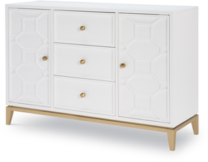 Legacy Classic Chelsea by Rachael Ray Bright White Credenza with Lattice