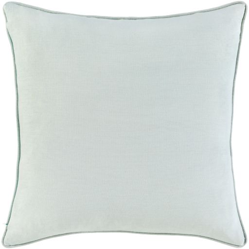 Surya Floret Mint 20" x 20" Toss Pillow with Polyester Insert 1
