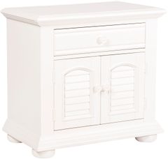 Liberty Furniture Summer House I Oyster White One Drawer Nightstand