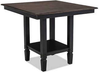 Intercon Glennwood Black and Charcoal Gathering Table