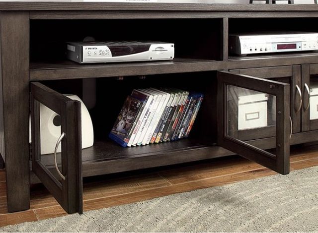 Furniture of America® Alma Gray 60" TV Stand 1