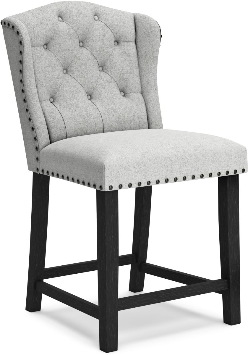 Upholstered bar height online chairs