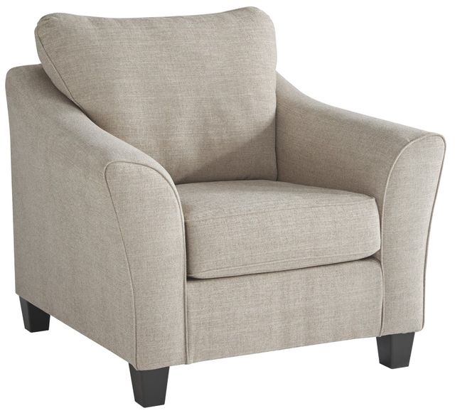 Fauteuil Abney en tissu taupe Benchcraft®
