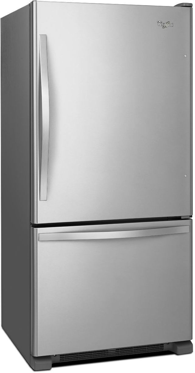 Whirlpool® Gold® 22.07 Cu. Ft. Bottom Freezer Refrigerator-Stainless Steel 3