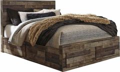 Benchcraft® Derekson Multi Gray Full 6-Drawer Storage Bed