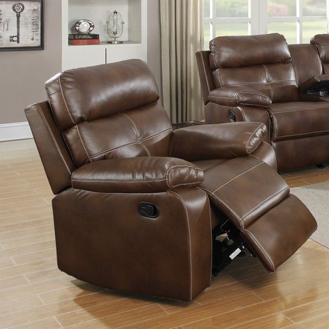 Coaster® Damiano 3 Piece Tri-tone Brown Reclining Living Room Set 7