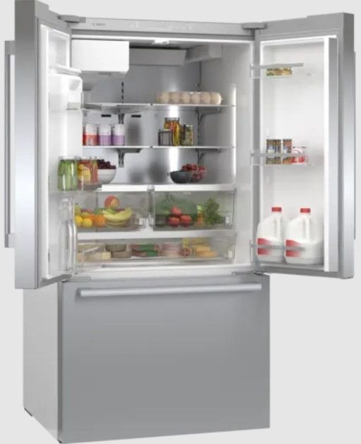 Bosch® 500 Series 36 In. 26 Cu. Ft. Stainless Steel French Door Refrigerator-3
