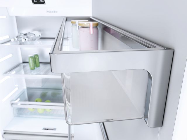 Miele MasterCool™ 19.4 Cu. Ft. Stainless Steel Built-In French Door Refrigerator 6