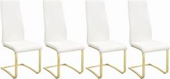 Coaster® Blair 4-Piece White Side Chairs