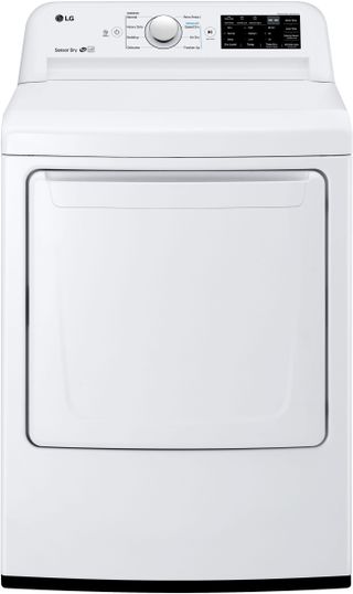 LG 7.3 Cu. Ft. White Front Load Gas Dryer
