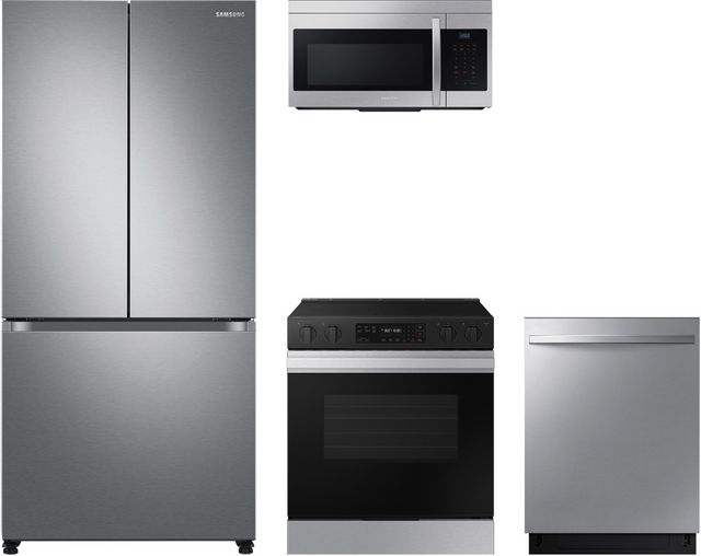 Samsung 4 Piece Stainless Steel Kitchen Package | Bill Smith Appliance ...