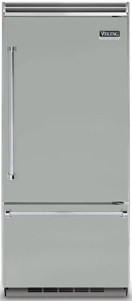 Viking® 5 Series 20.4 Cu. Ft. Arctic Grey Built In Bottom Freezer Refrigerator