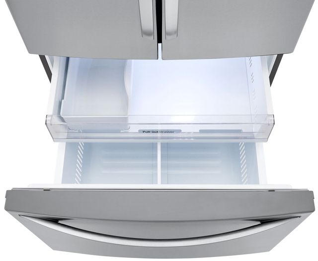 Réfrigérateur à portes françaises à profondeur de comptoir de 36 po LG® de 22,8 pi³ - Acier inoxydable 4