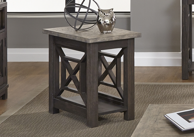 Liberty Furniture Heatherbrook Chair Side Table 0