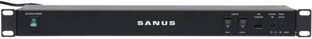 Sanus®  EcoSystem™ Component Series Black Rack Mount Power Supply