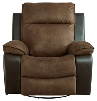 Signature Design by Ashley® Woodsway Brown Swivel Glider Recliner