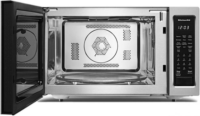 KitchenAid® 1.5 Cu. Ft. Stainless Steel Countertop Convection Microwave-1