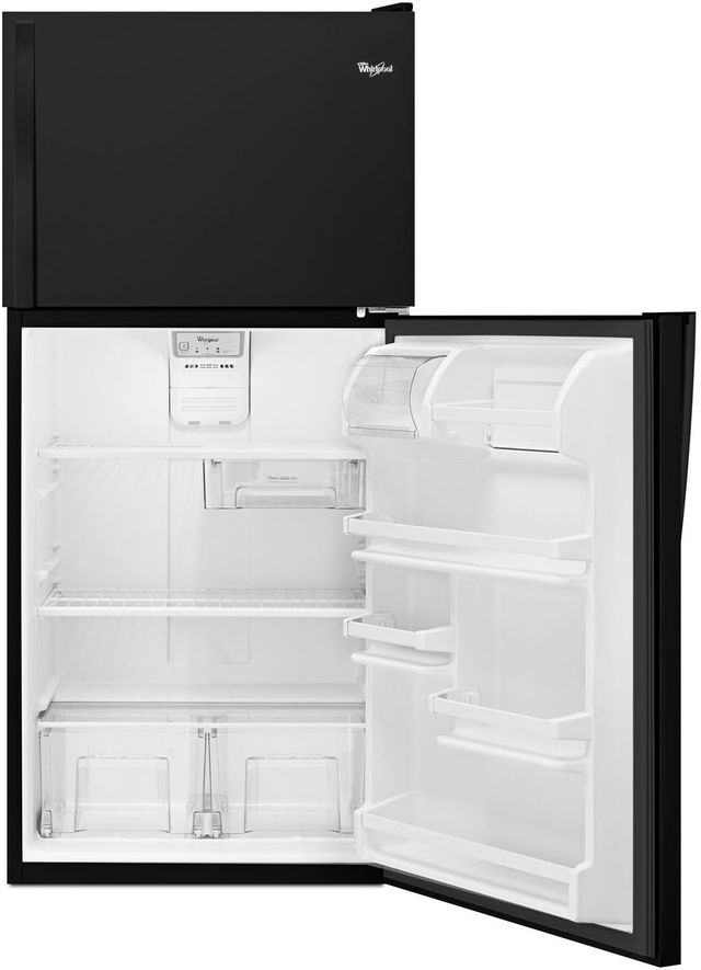 Whirlpool® 18.2 Cu. Ft. Black Top Freezer Refrigerator 2